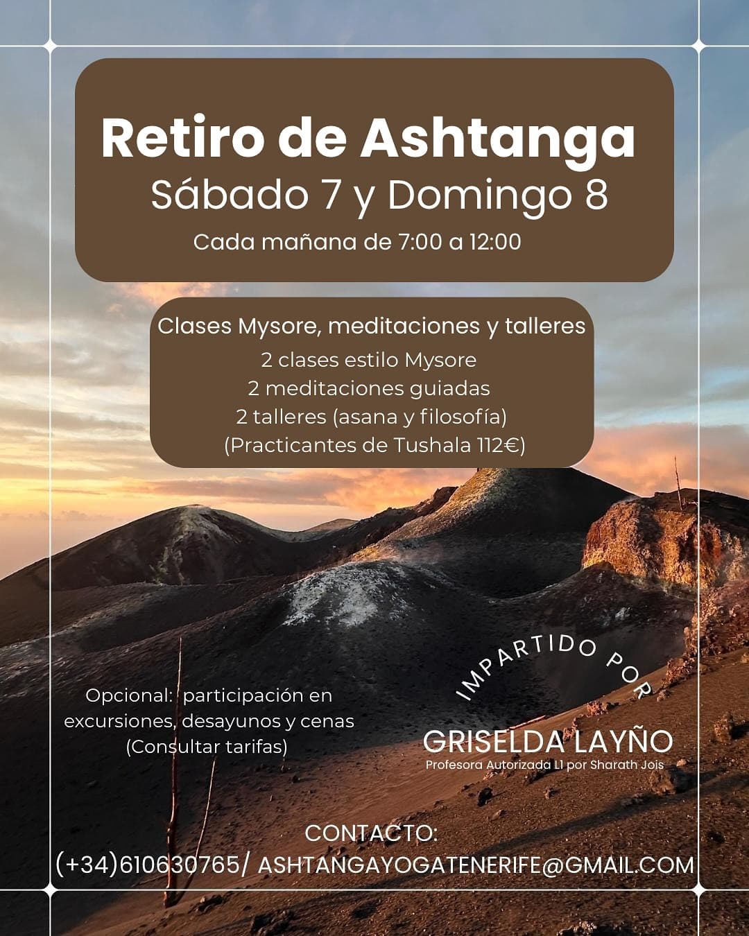 🧘 Retiro de Ashtanga 🧘‍♀️
