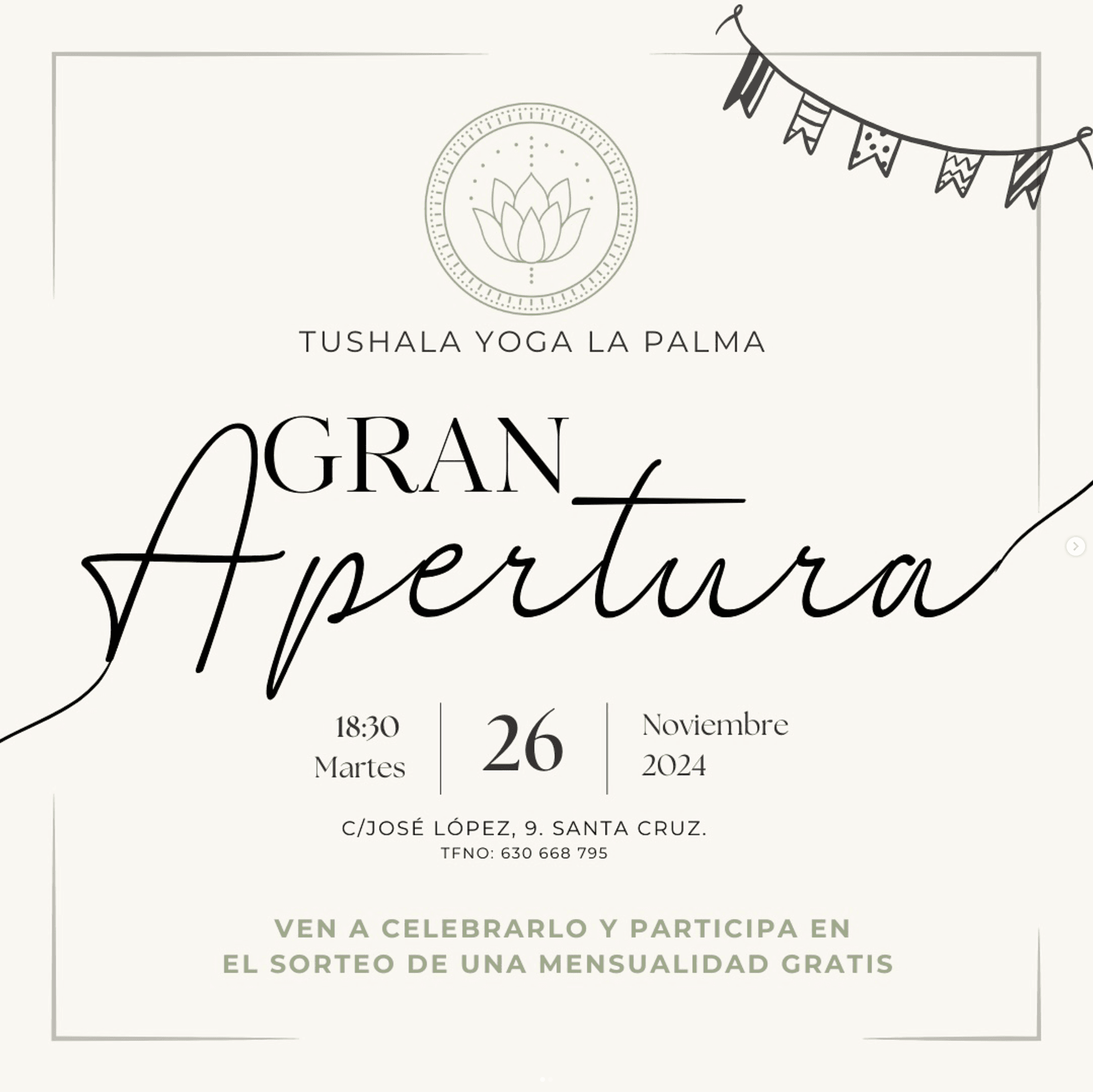 ¡Gran Apertura!
