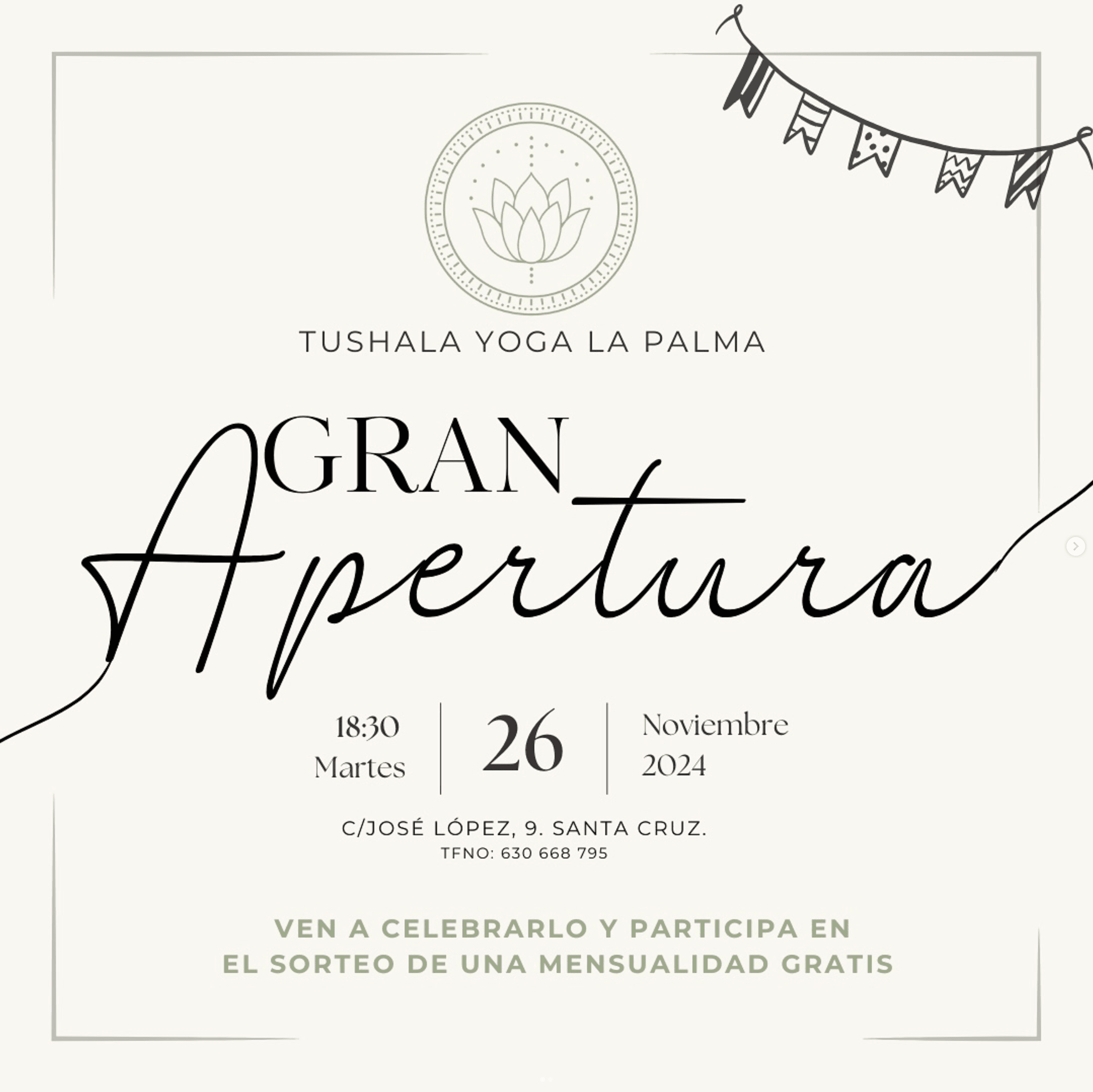 ¡Gran Apertura!