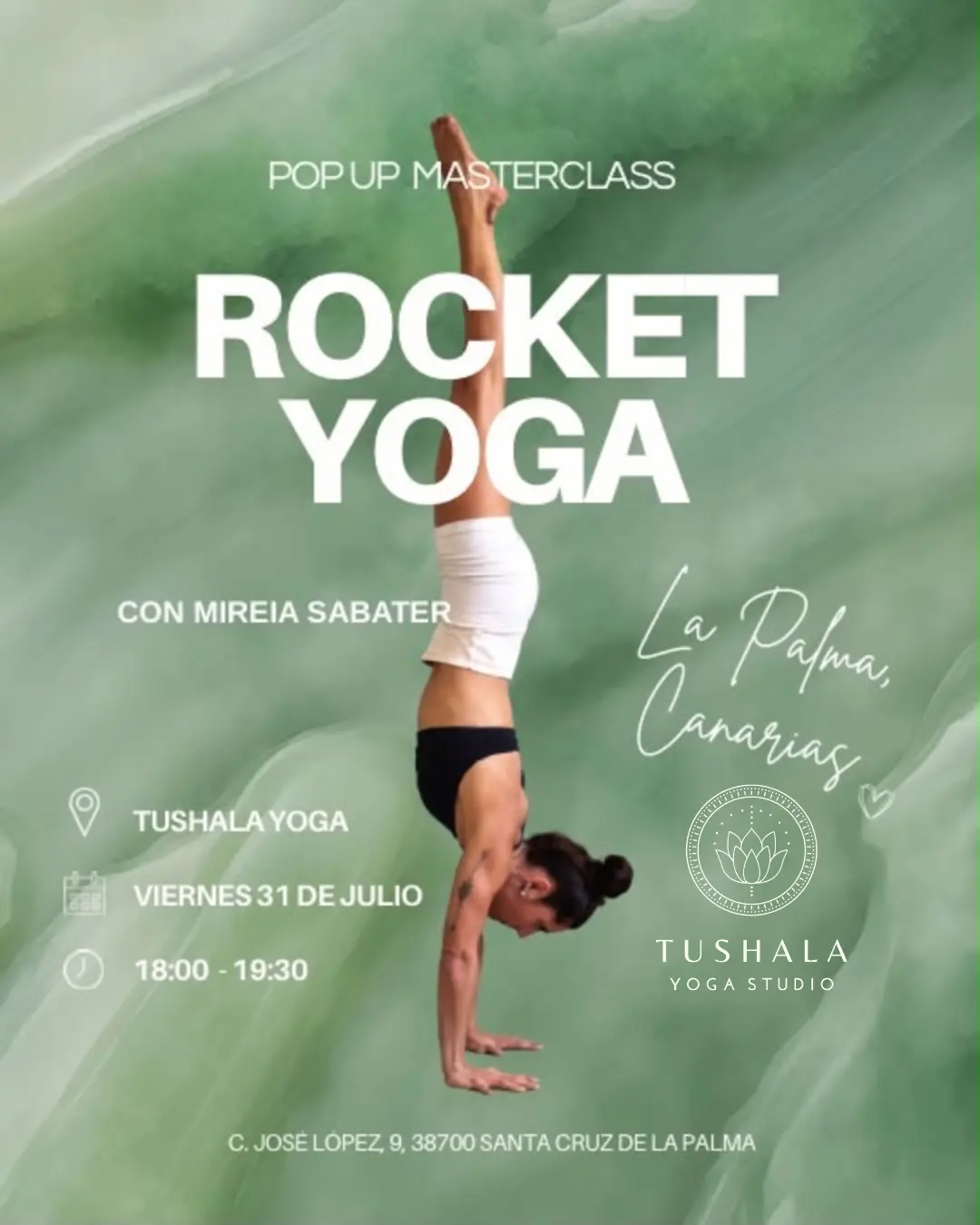 Rocket Yoga • Masterclass con Mireia Sabater
